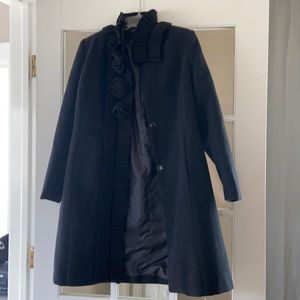 Woman’s black pea coat